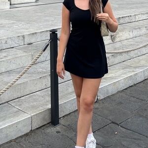 Black Mini Sporty Dress